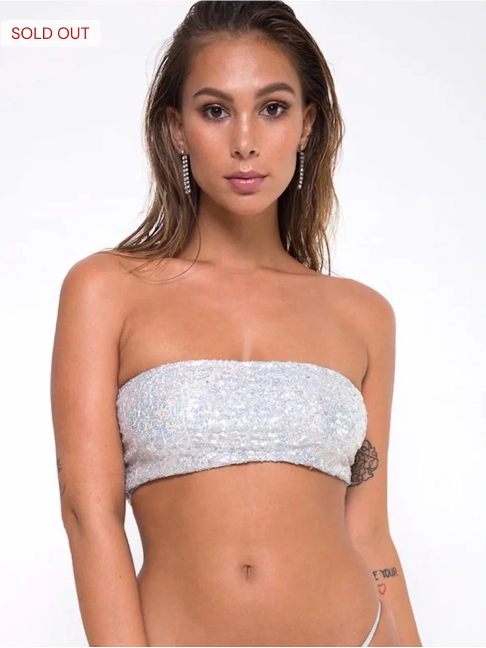 Motel Rocks Maisie Bikini Top Bundled with 2 Bikini Bottoms NWT
